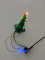 Pimped WiFi controlled LED christmas tree in action